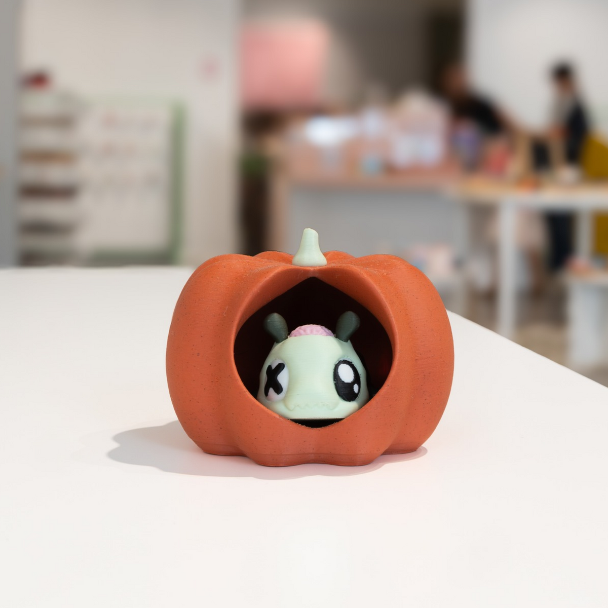 Ruche citrouille et figurine Abeille zombie kawaii 3D - Ohana Dream