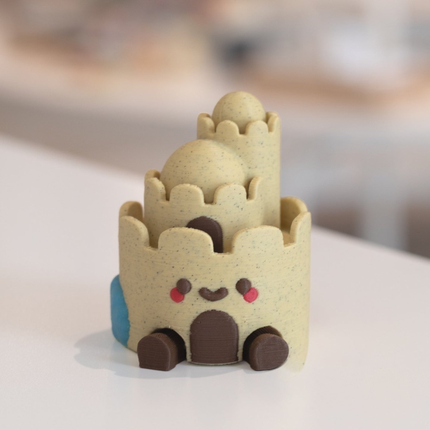 Clicker fidget TDAH château de sable kawaii | Ohana Dream