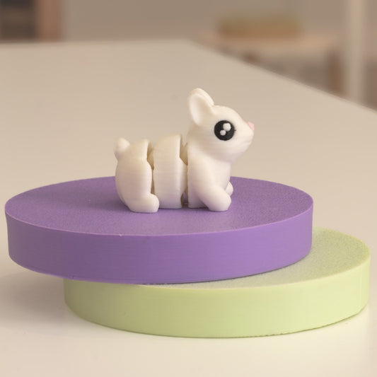 Figurine lapin kawaii, figurine miniature imprimée en 3D à Cognac