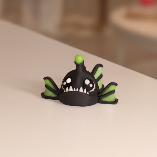 Figurines poisson kawaii 3D joyeux. Figurine imprimée en 3D à Cognac