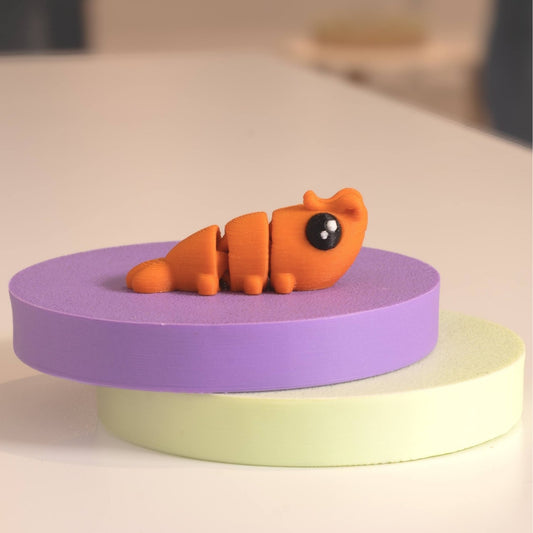 Mini figurine crevette kawaii 3D