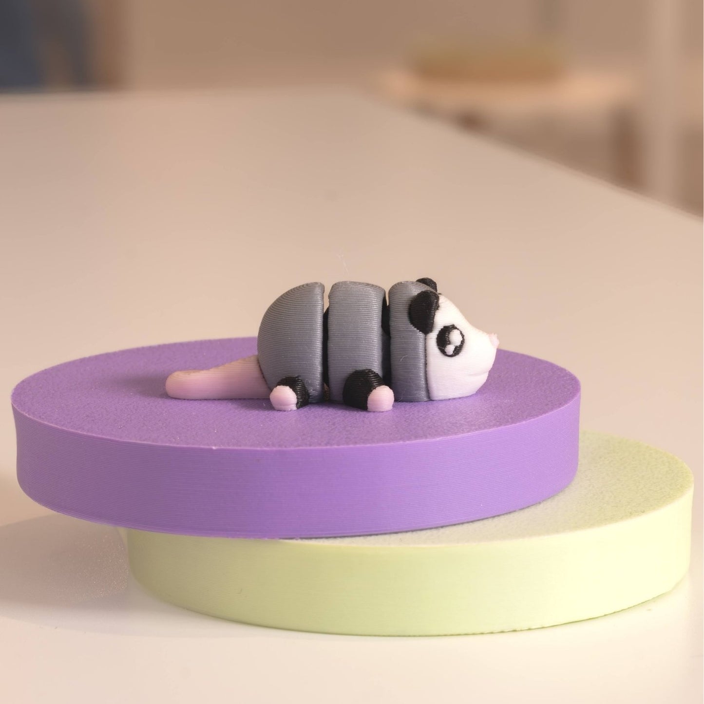 Mini figurine opossum kawaii 3D