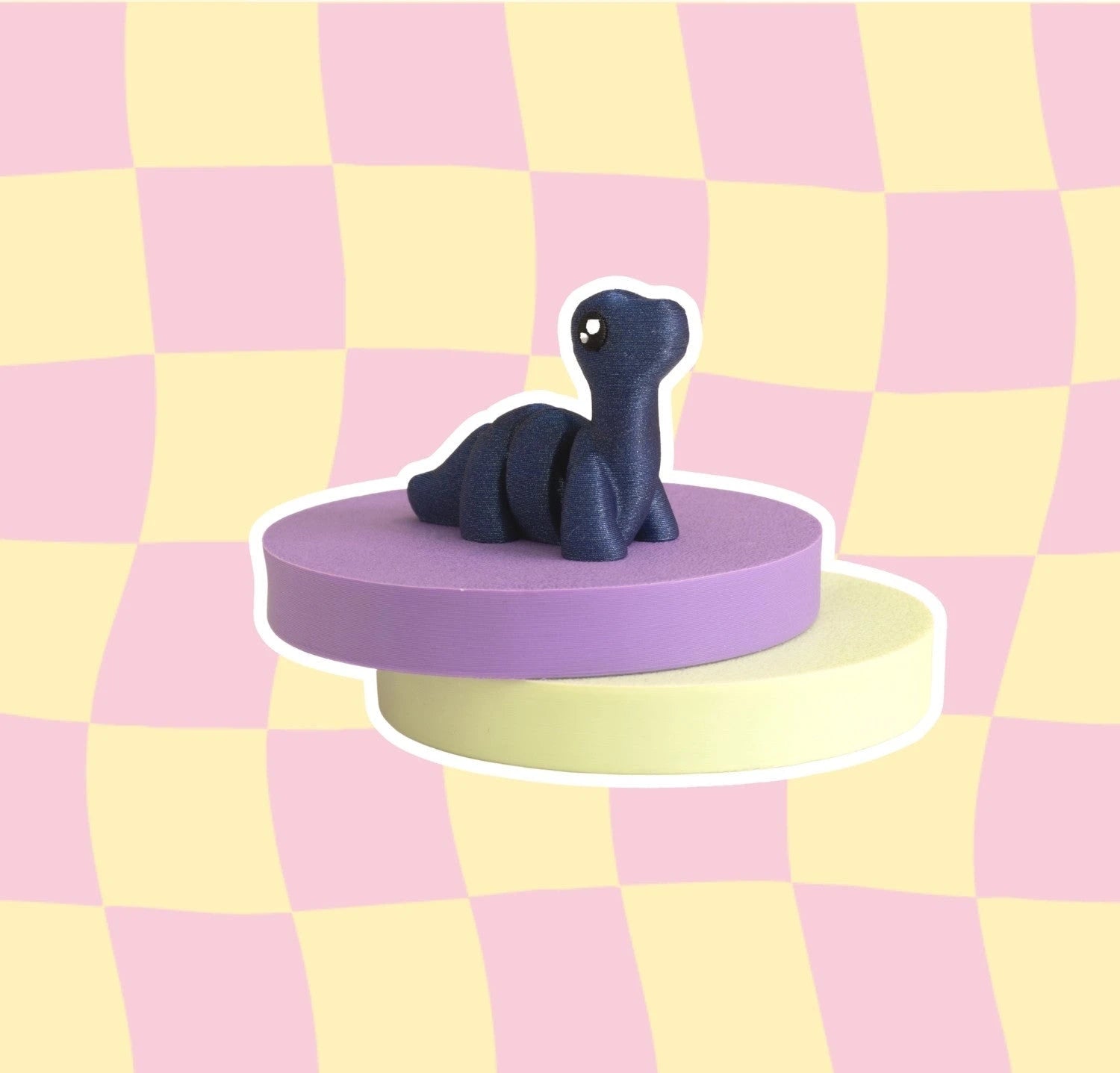 Figurine dinosaure kawaii 3D