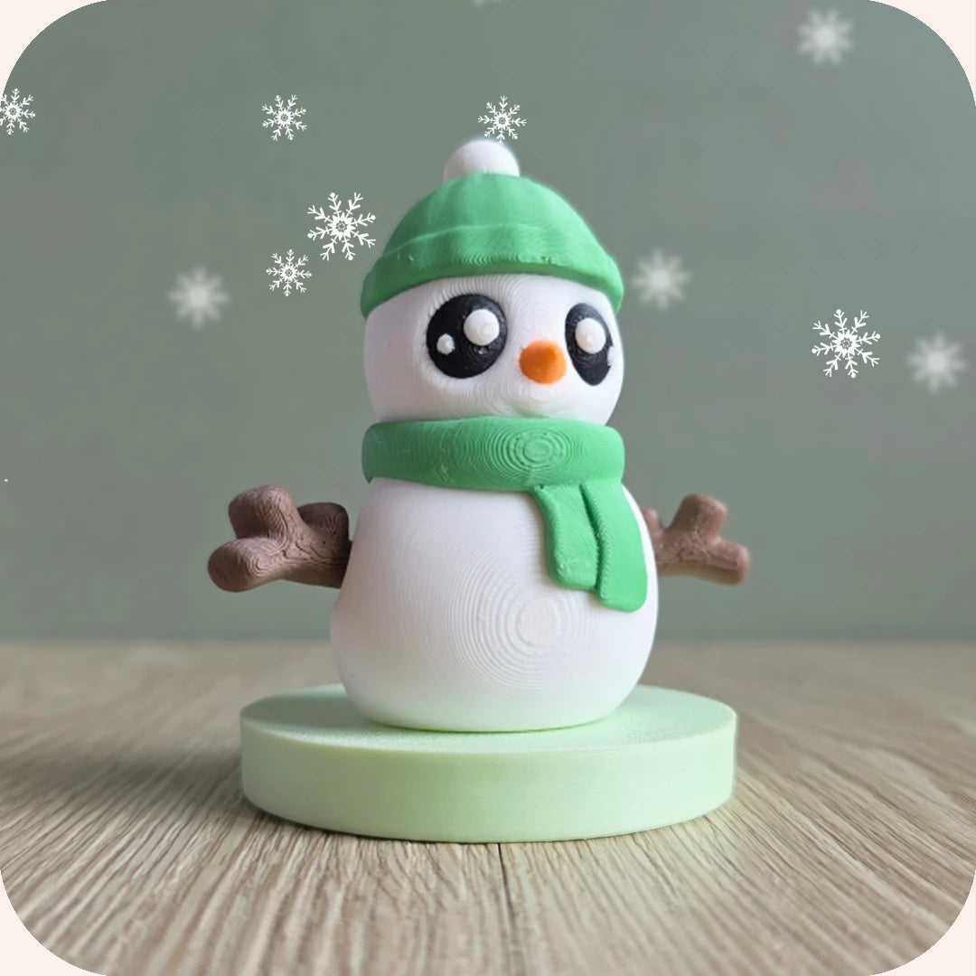 Bonhomme de neige articulé ☃️