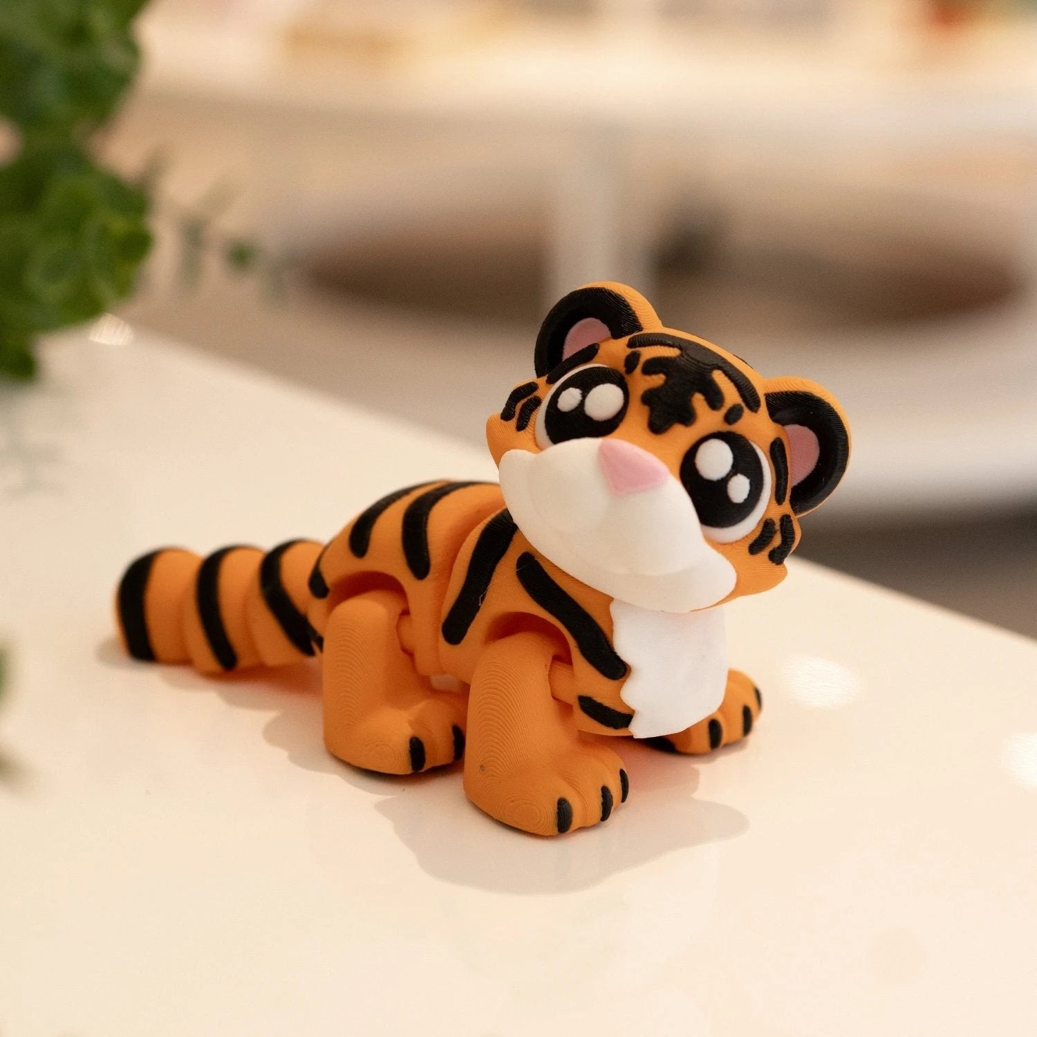 Figurine tigre 3D articulée kawaii