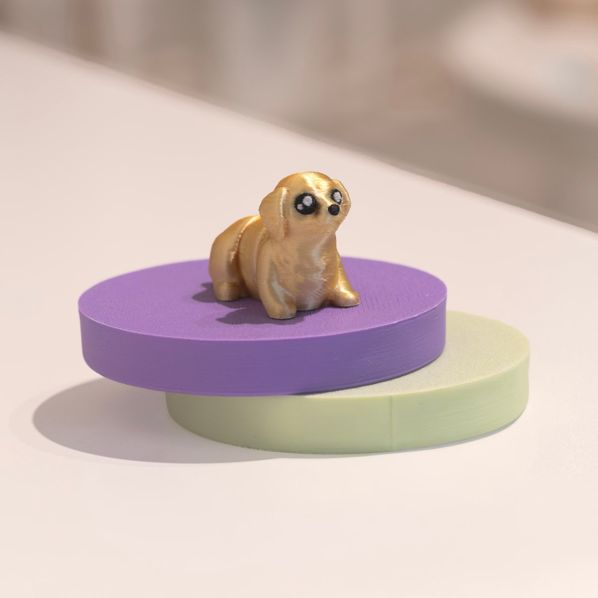 Golden retriever kawaii 3D - mini figurine Ohana Dream