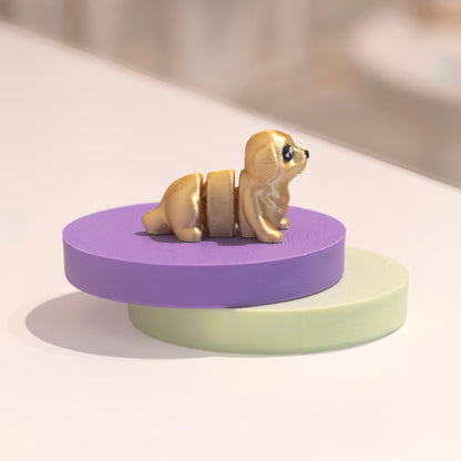 Golden retriever kawaii 3D - mini figurine Ohana Dream