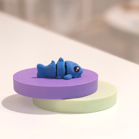 Poisson-chat kawaii 3D - mini figurine Ohana Dream
