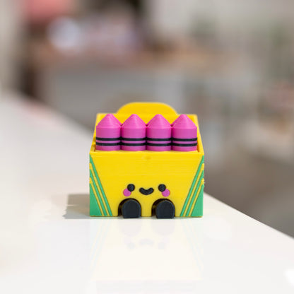 Clicker fidget TDAH boîte crayola kawaii | Ohana Dream