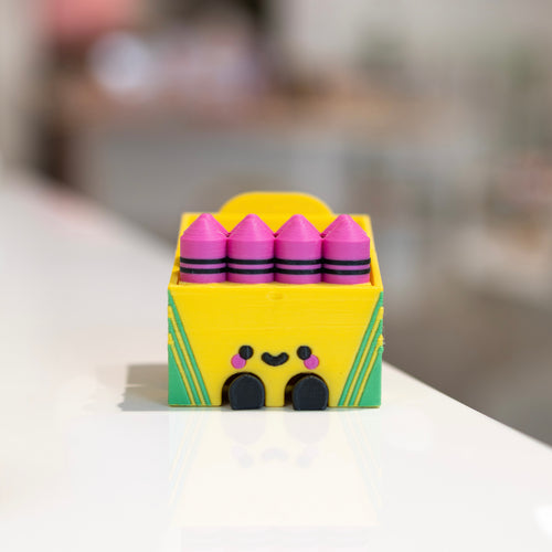 Clicker fidget TDAH boîte crayola kawaii | Ohana Dream