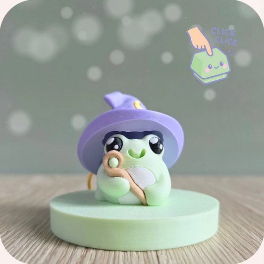 Porte-clés Grenouille magicienne