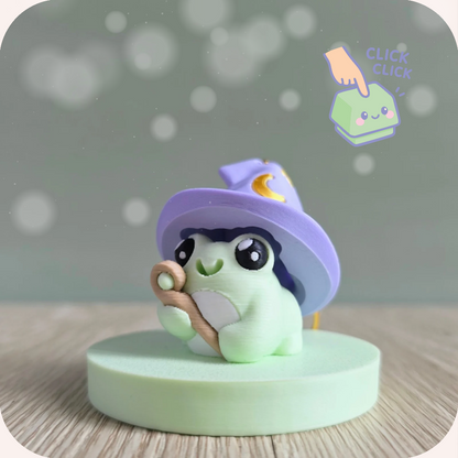 Porte-clés Grenouille magicienne