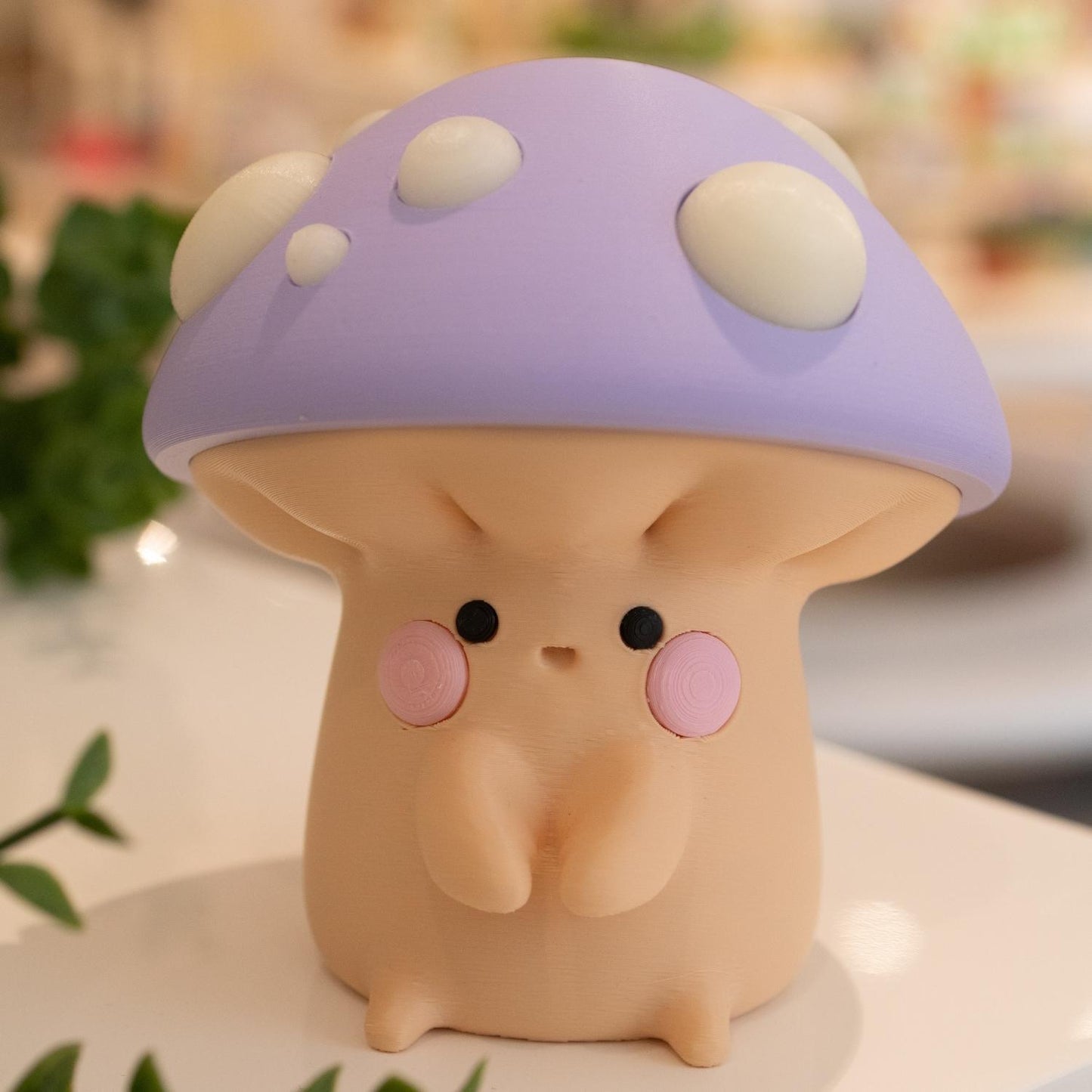 Boîte Champignon Kawaii 3D phosphorescent - Ohana Dream