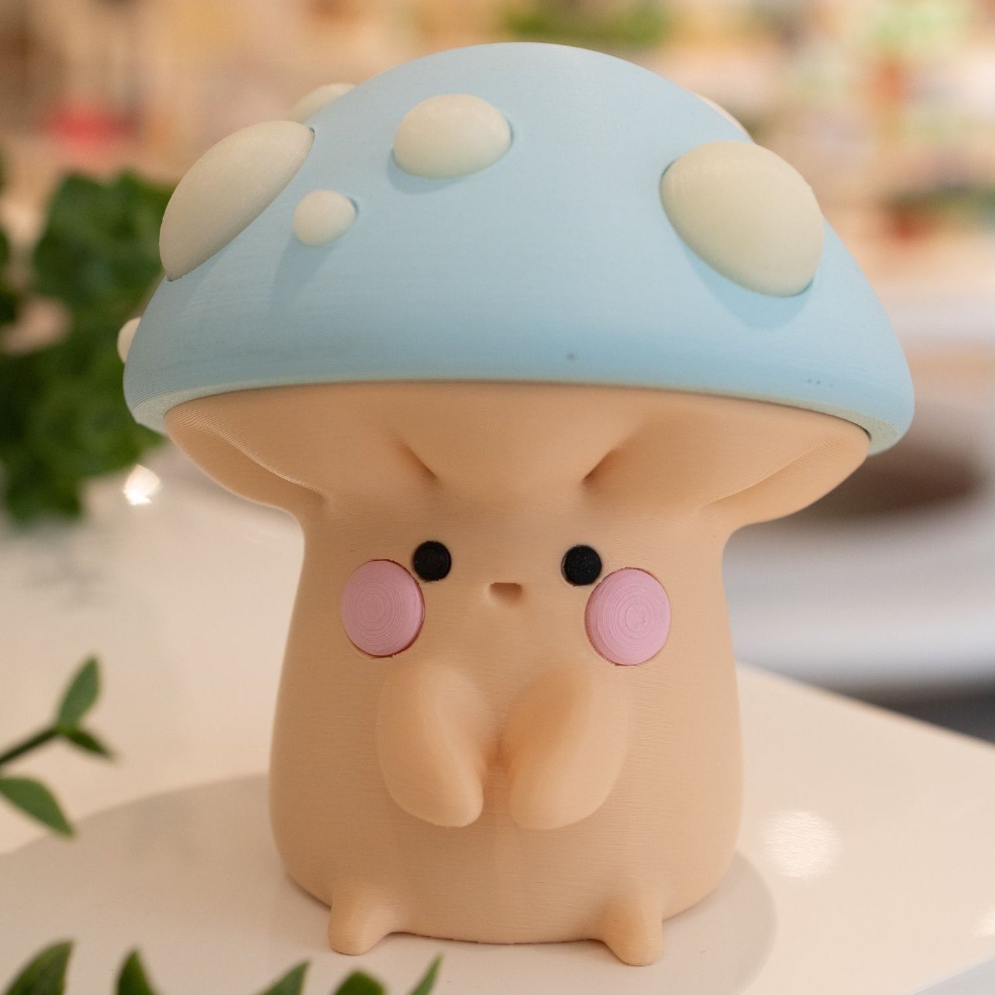 Boîte Champignon Kawaii 3D phosphorescent - Ohana Dream