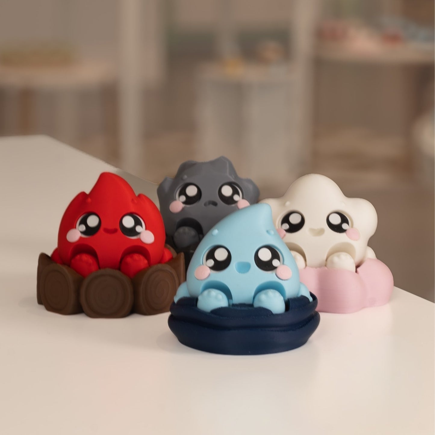 Clicker fidget TDAH 4 éléments | Ohana Dream