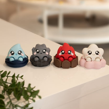 Clicker fidget TDAH 4 éléments | Ohana Dream