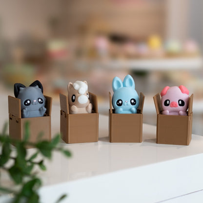 Clicker fidget TDAH figurines animaux kawaii imprimée en 3D à Cognac