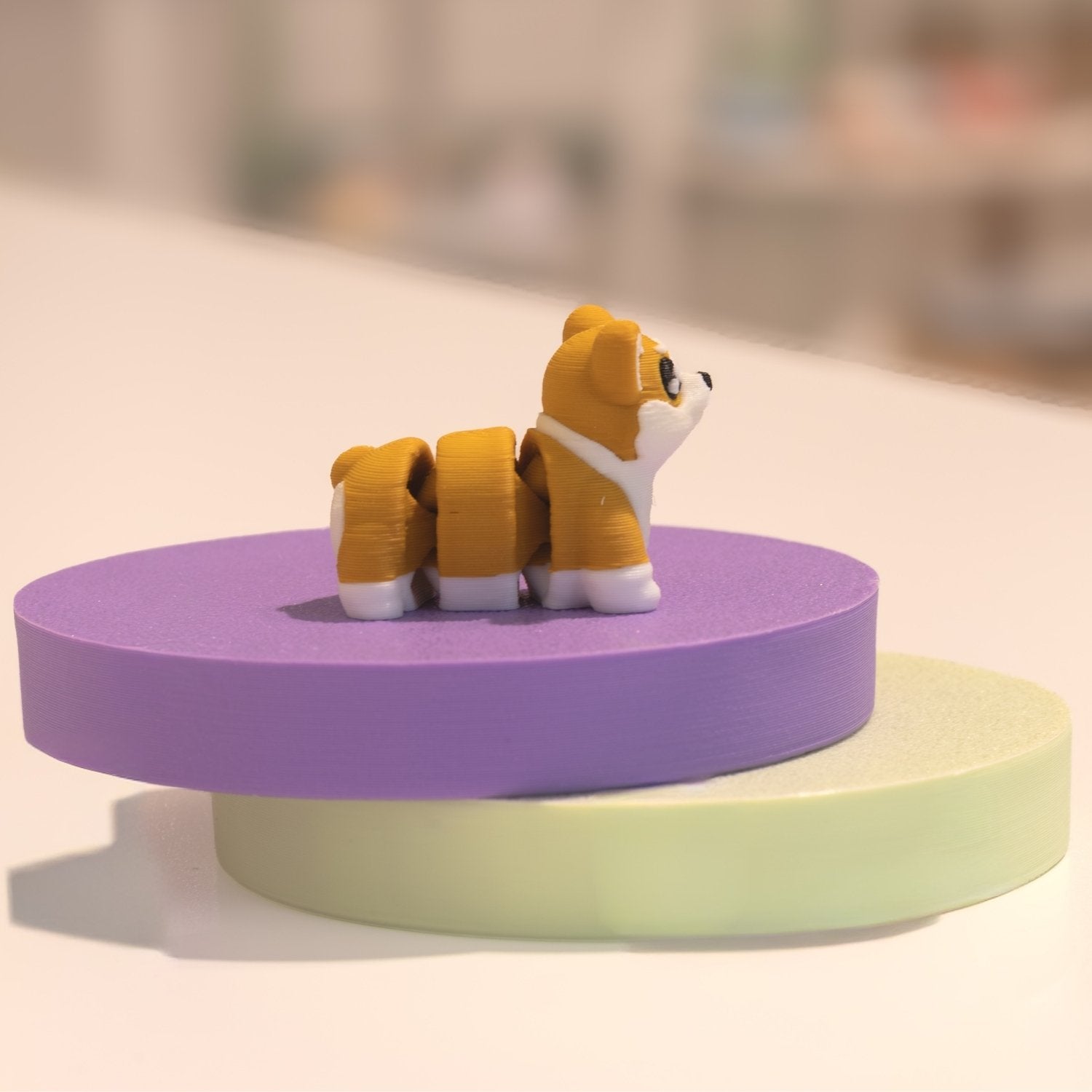 Mini figurine corgi kawaii