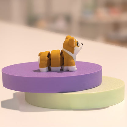 Mini figurine corgi kawaii