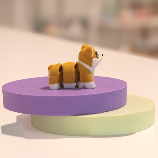 Mini figurine corgi kawaii
