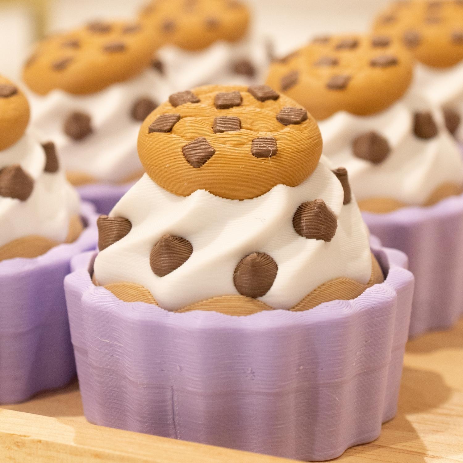 Cupcake 3D cookie