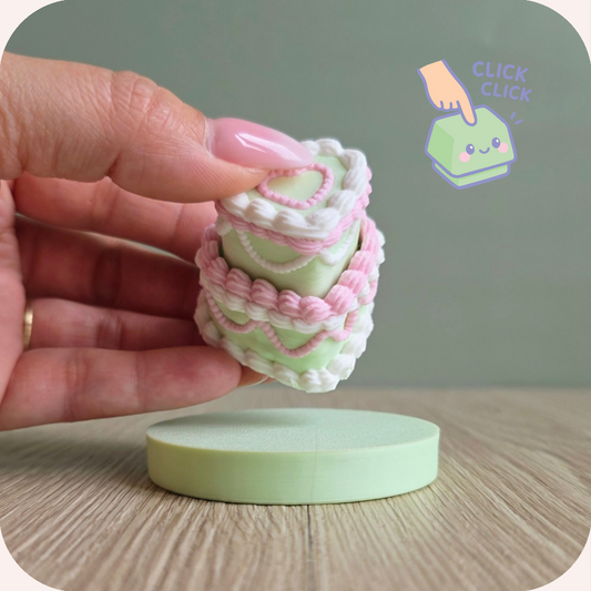 Clicker fidget pièce montée anti-stress imprimé en 3D