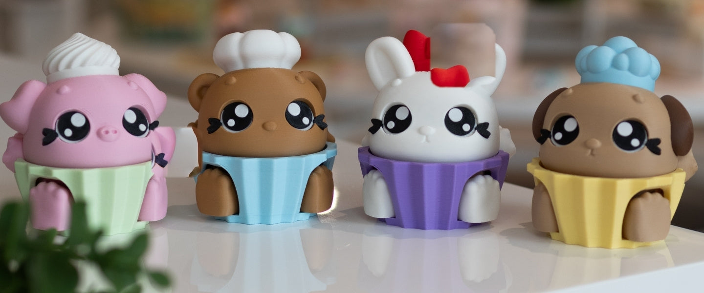 Fidgets TDAH, jeux sensoriels kawaii fabriqués en 3D à Cognac