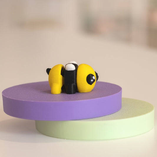 Figurine abeille kawaii, figurine miniature imprimée en 3D à Cognac