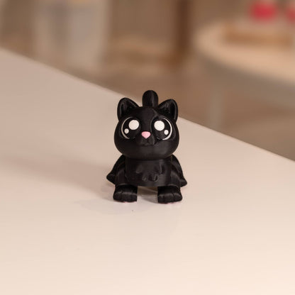 Figurine Chat noir kawaii 3D 