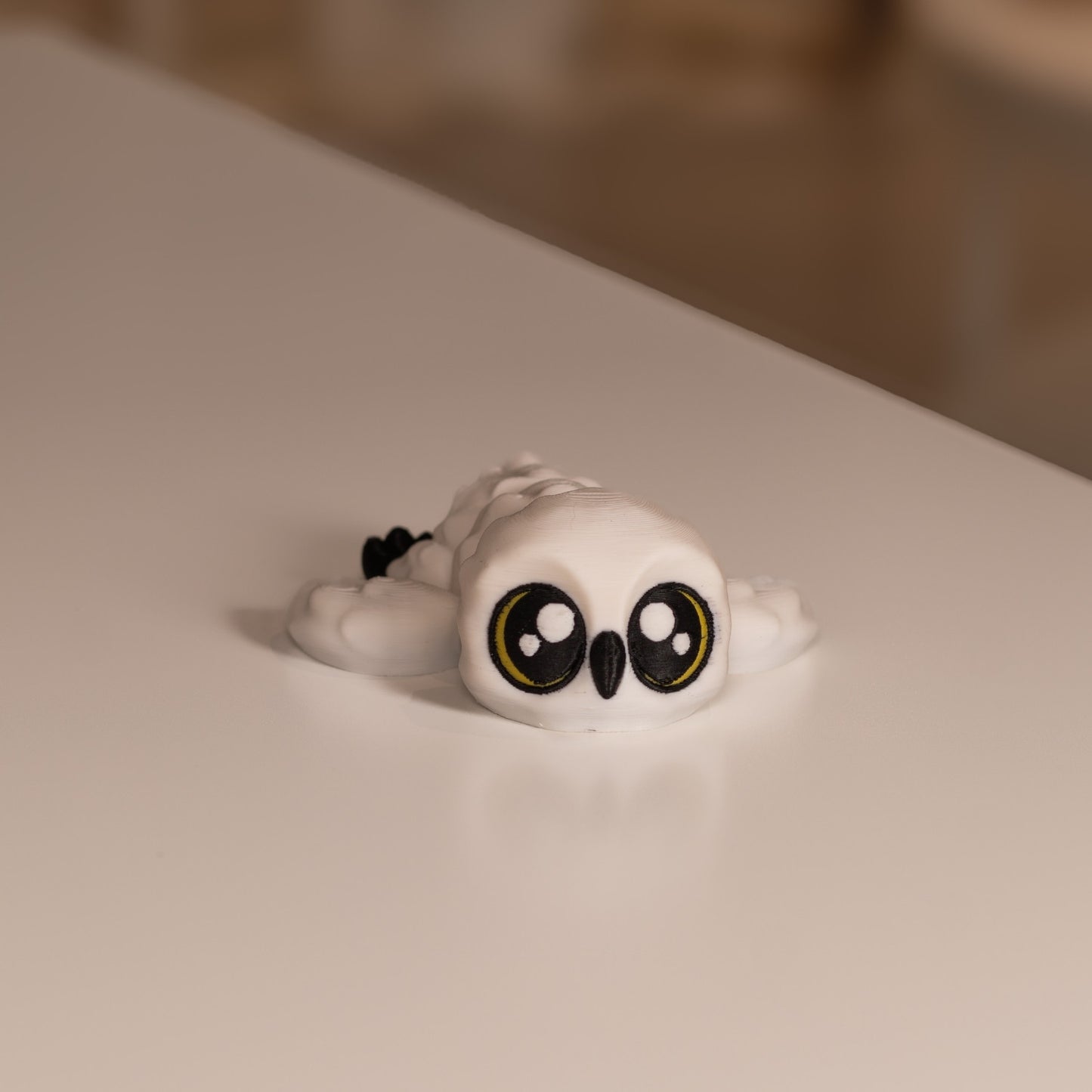 Figurines chouette kawaii 3D. Figurine articulée imprimée à Cognac.