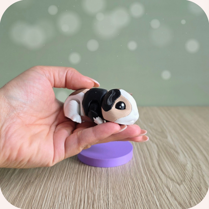 Figurine cochon d'inde kawaii 3D
