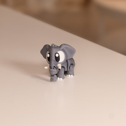 Figurines pour diorama kawaii 3D, animaux articulés - Ohana Dream
