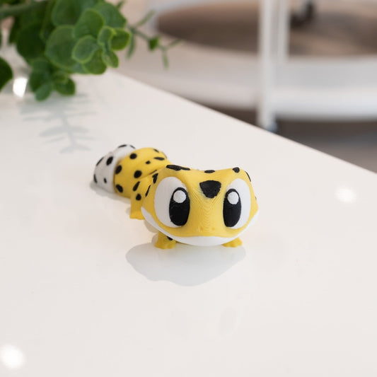 Figurine pour diorama kawaii, gecko 3D imprimé à Cognac