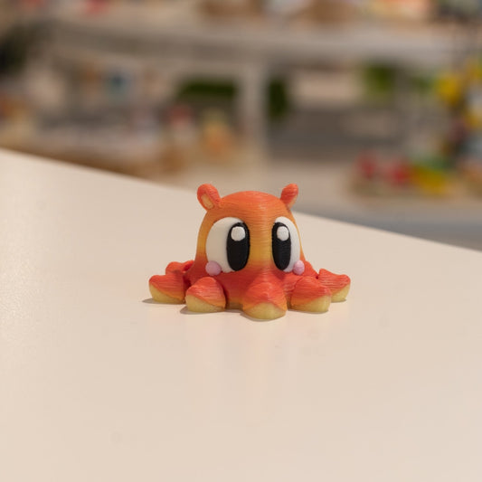 Figurine pour diorama Pieuvre dumbo 3D