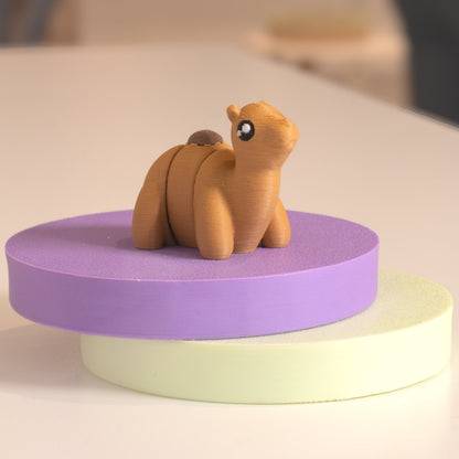 Figurine dromadaire kawaii 3D
