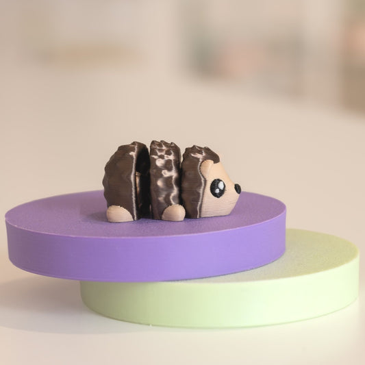 Figurine hérisson kawaii, figurine miniature imprimée en 3D à Cognac