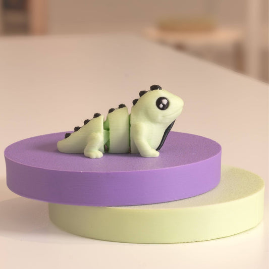Figurine iguane kawaii 3D