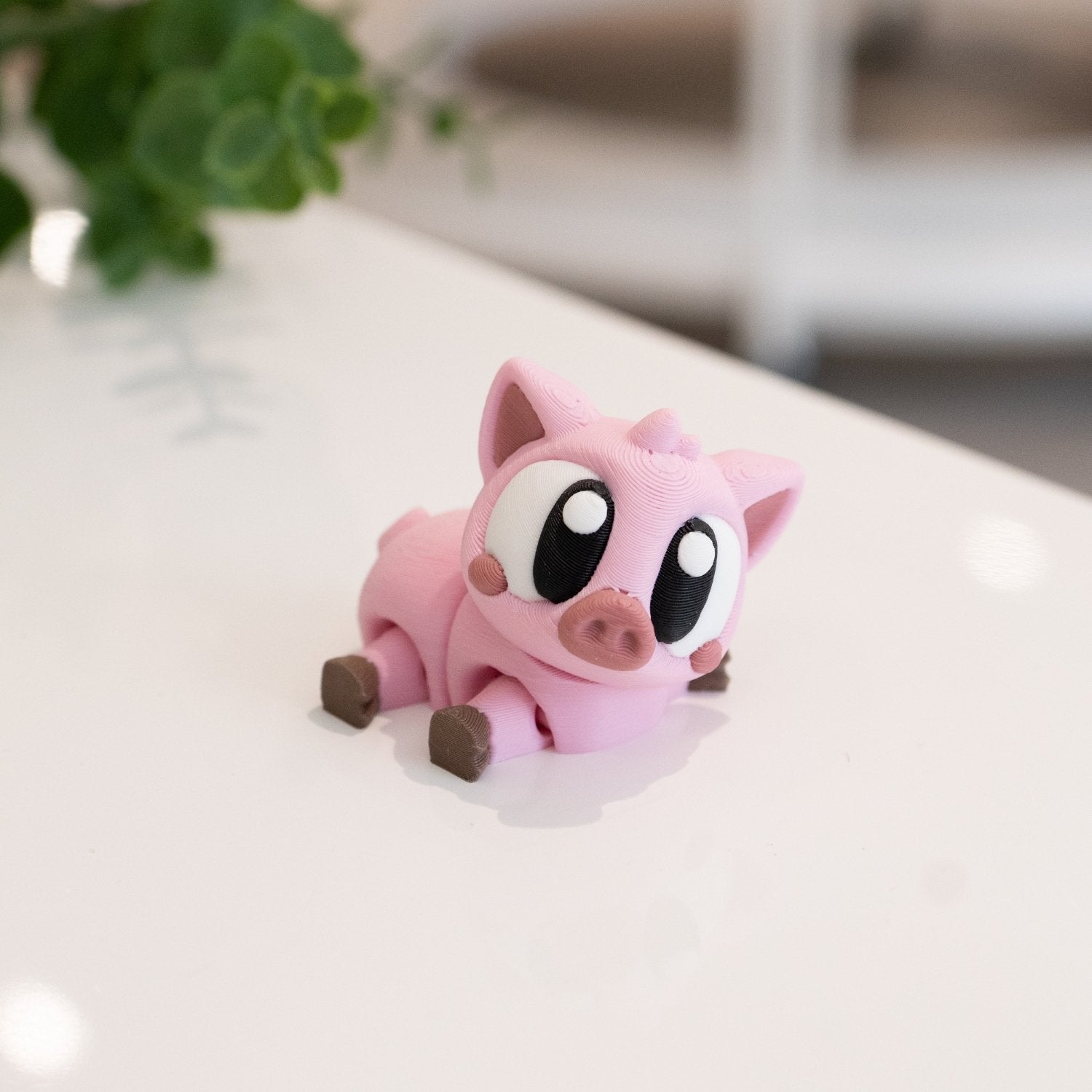 Figurines kawaii 3D cochon