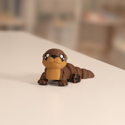 Figurine loutre kawaii 3D imprimée à Cognac