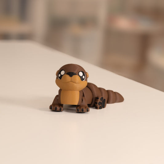 Figurine loutre kawaii 3D imprimée à Cognac