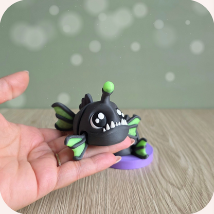 Figurine poisson 3D kawaii