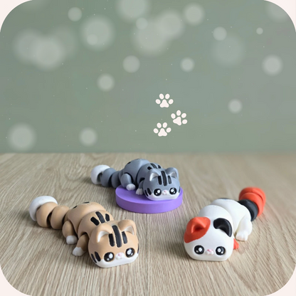 Figurine 3D chats mignons 