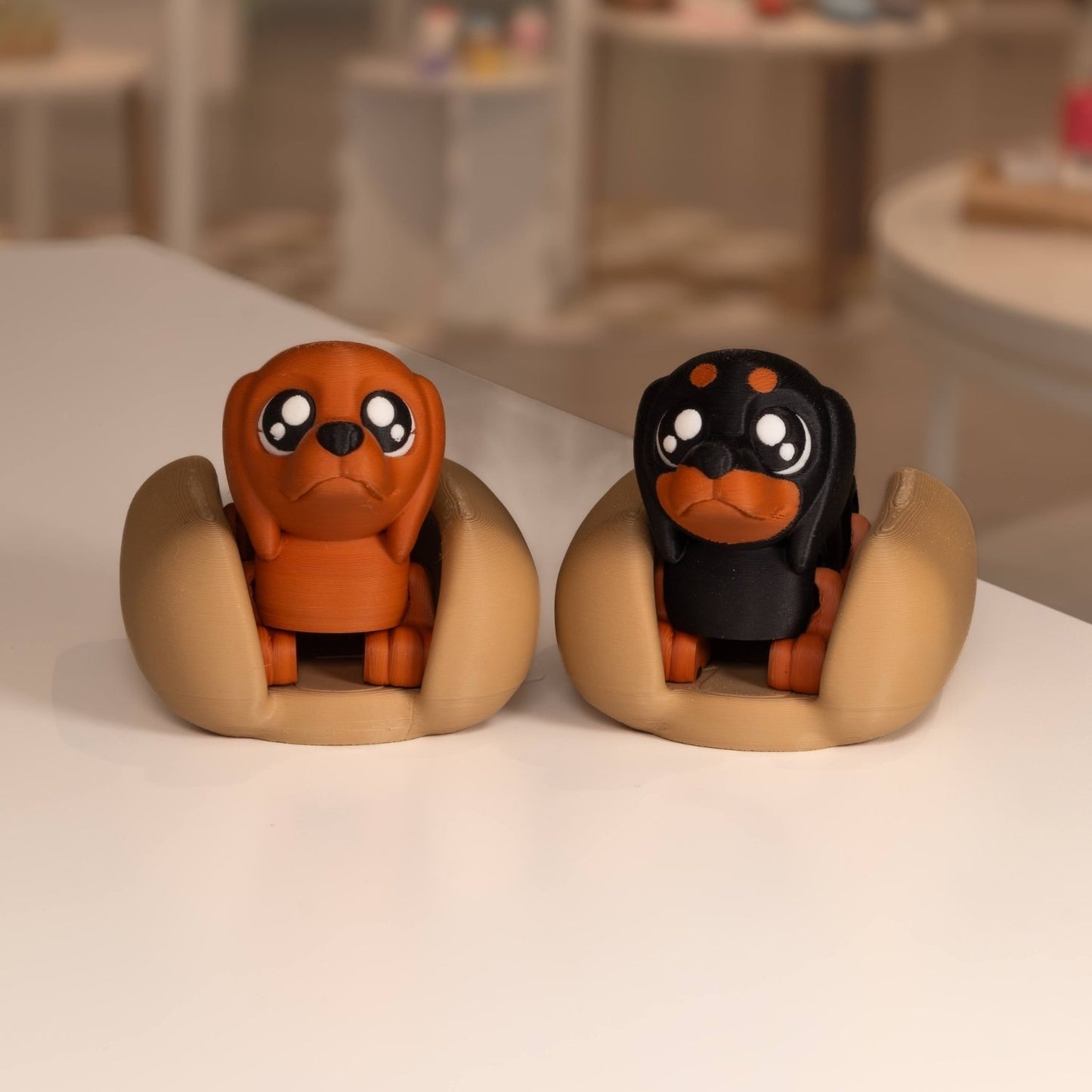 Figurine chien saucisse kawaii 3D - Ohana Dream
