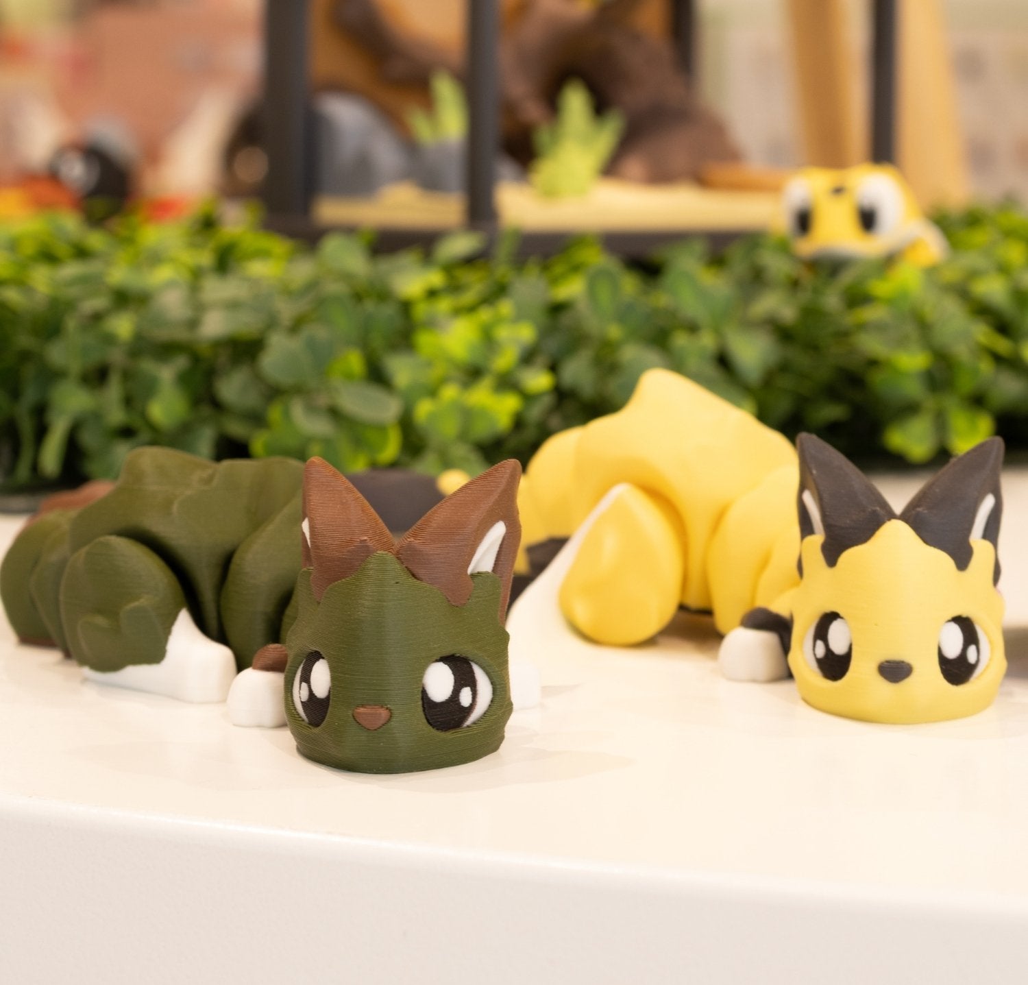 Figurines dragons 3D kawaii