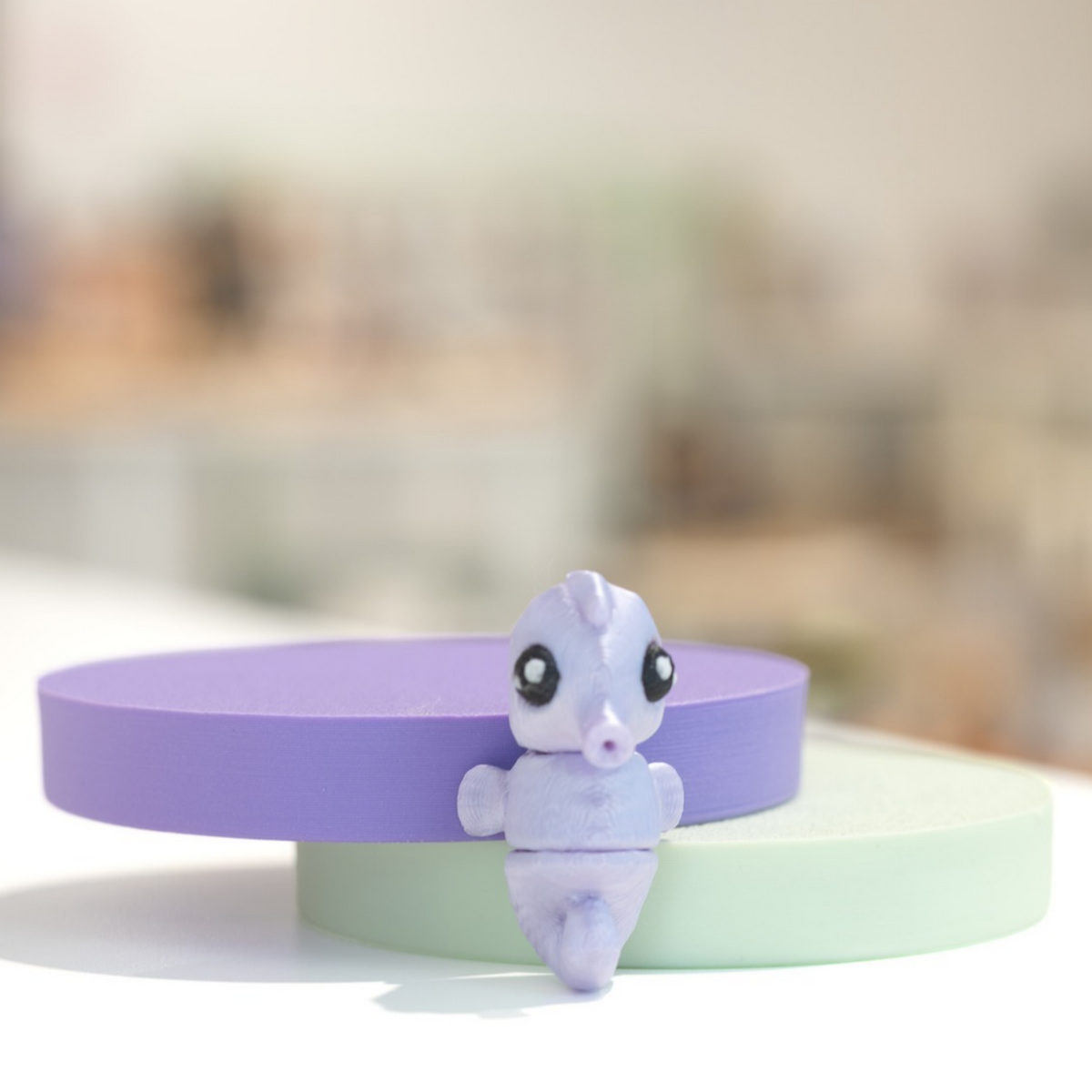 Hippocampe kawaii 3D - mini figurine Ohana Dream
