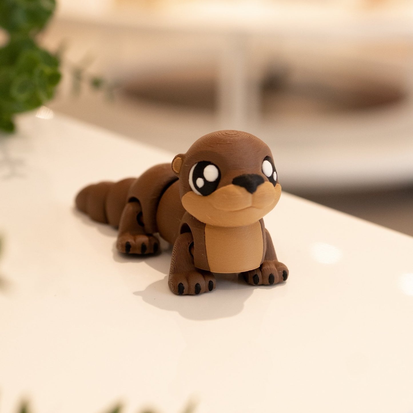 Loutre kawaii 3D articulée