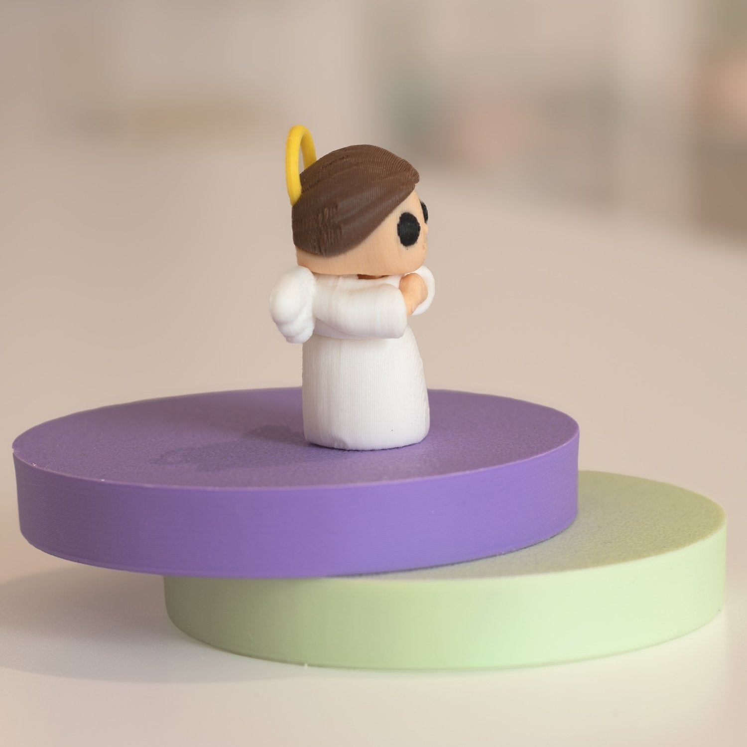 Mini figurine ange kawaii 3D