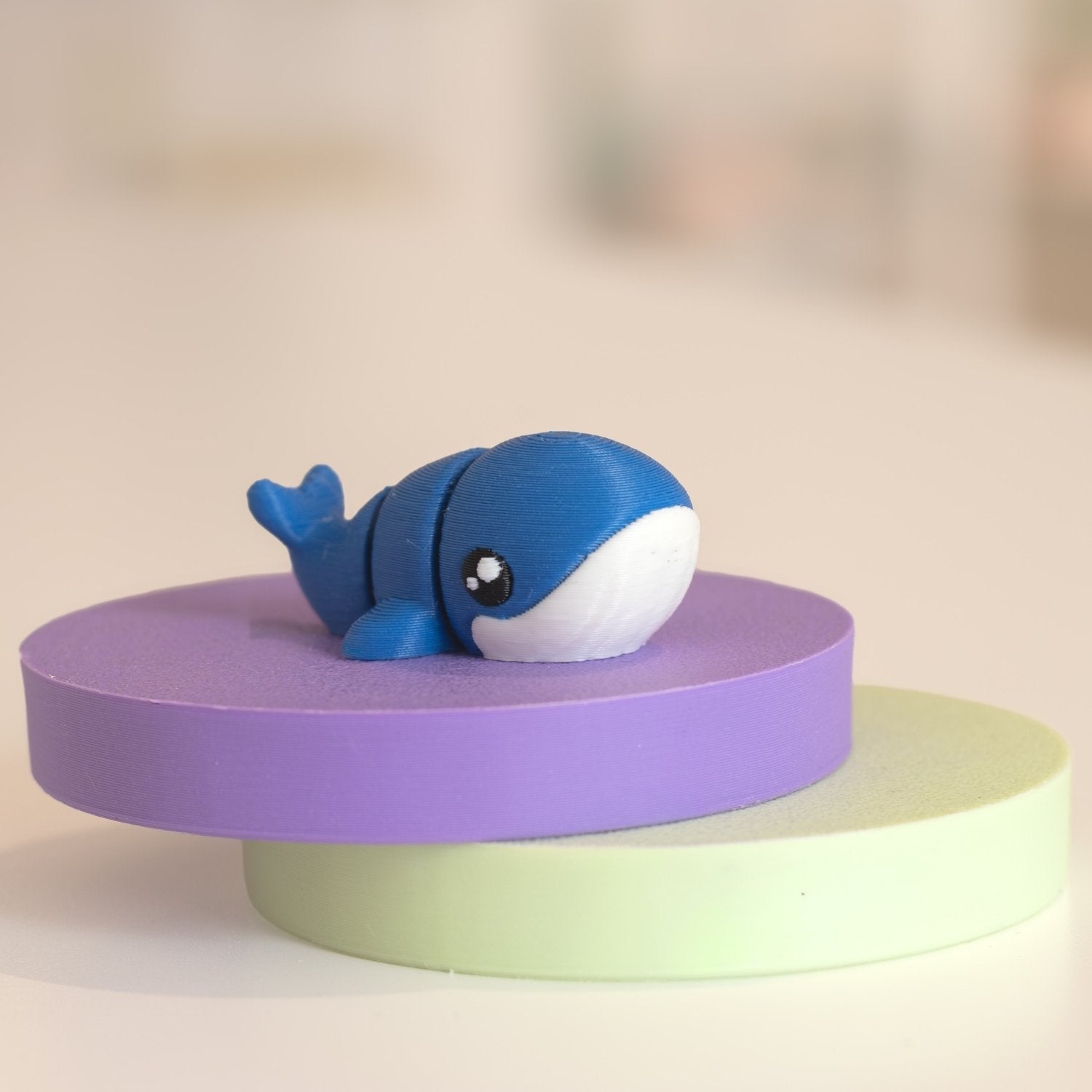 Mini Figurine baleine kawaii 3D. Imprimé en 3D à Cognac