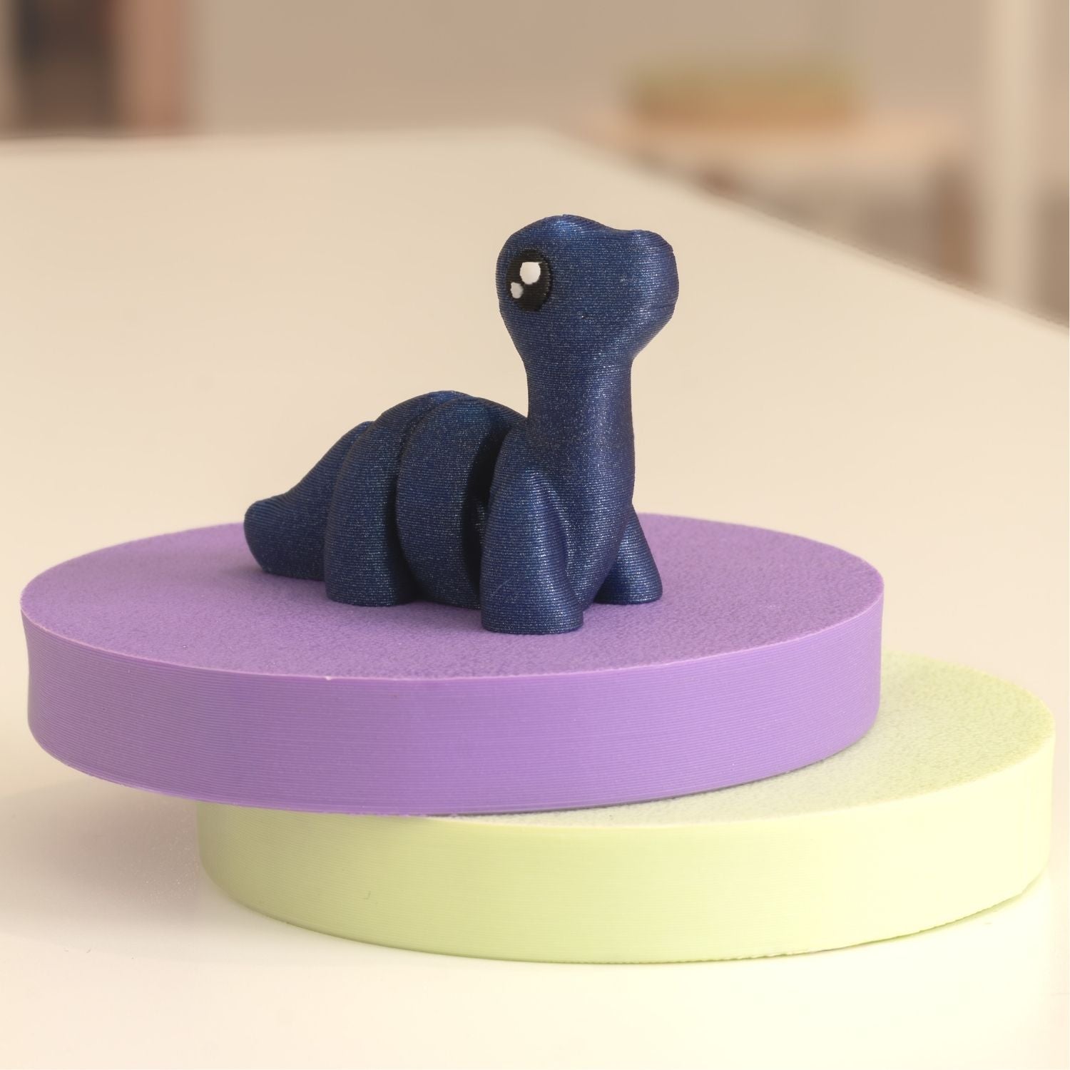 Mini Figurine brontosaure kawaii 3D. Imprimé en 3D à Cognac