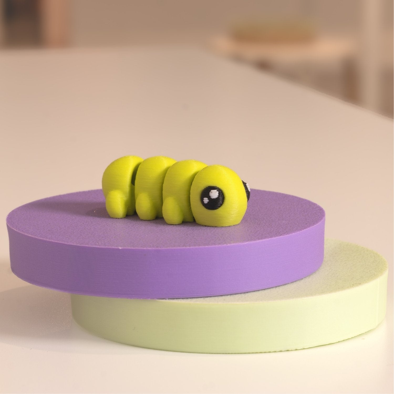 Mini Figurine chenille kawaii 3D. Imprimé en 3D à Cognac